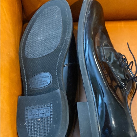 Bates Black Oxfords Classic High-Gloss Finish - Picture 3 of 6